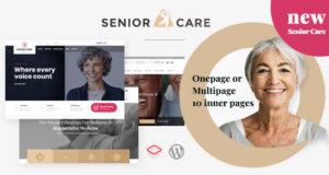 Senior | Gesundheit und medizinische Versorgung WordPress Vorlage