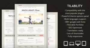 Tilability – Responsive Health & Beauty WP-Thema