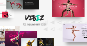 Vibez - Dynamisches Vorlage für Tanzstudios und Instruktoren