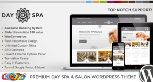 WP Day Spa & Salon WordPress Vorlage