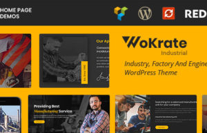 Wokrate – Industrie & Fabrik WordPress Vorlage