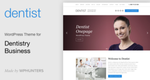 Zahnarzt - Dental One Page WordPress Template