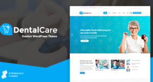 Zahnpflege - Zahnarzt & Medizin WordPress Layout