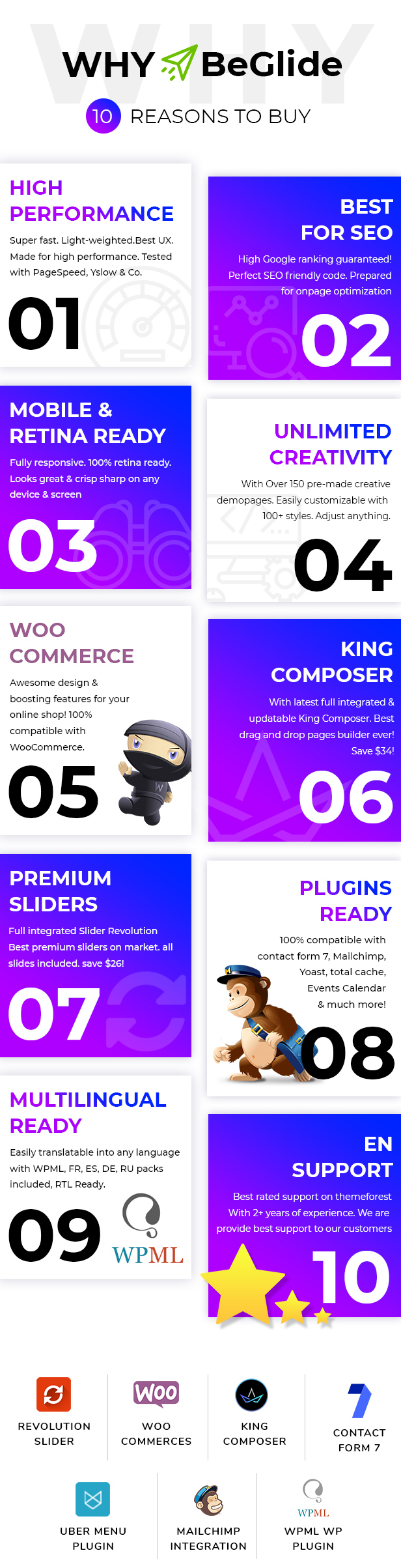 BeGlide: Corporate Business Berater Agentur WordPress Theme - 6