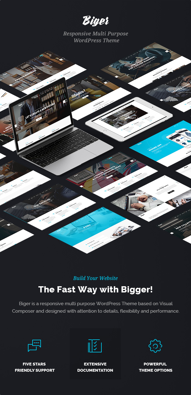 Biger - Responsives Mehrzweck-WordPress-Theme - 2