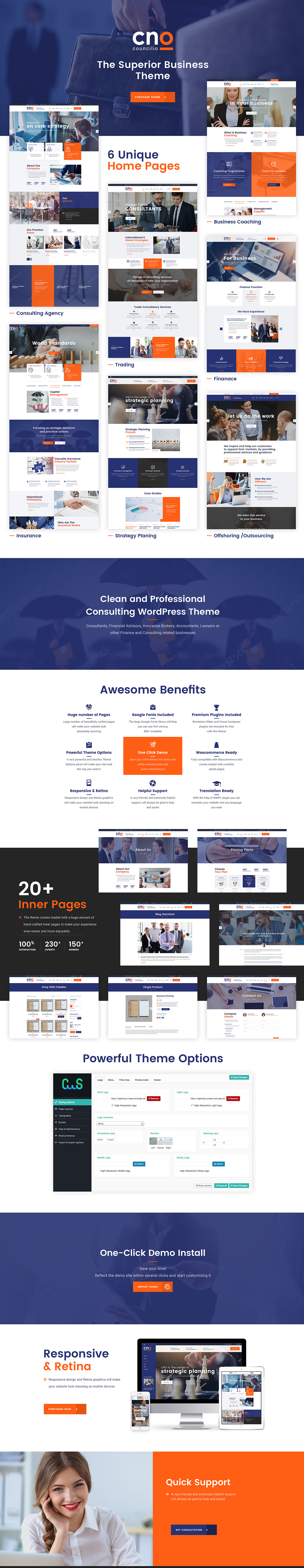 Councilio - Wirtschafts- und Finanzberatung WordPress Theme