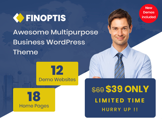 Finoptis - Mehrzweck-Business-WordPress-Theme 