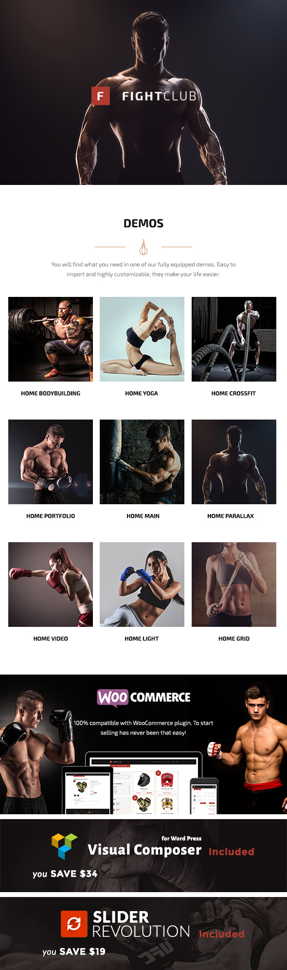 FightClub - Kampf & Fitness Club WP Theme