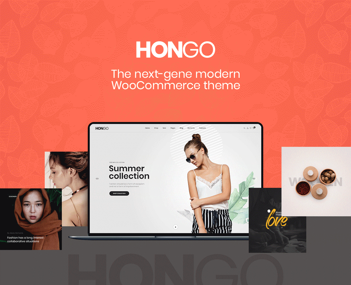 Hongo - Modernes und vielseitiges WordPress-Theme für WooCommerce