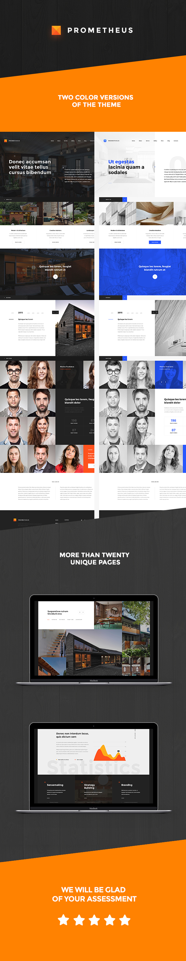 WordPress Theme für Architekten - Prometheus - 1