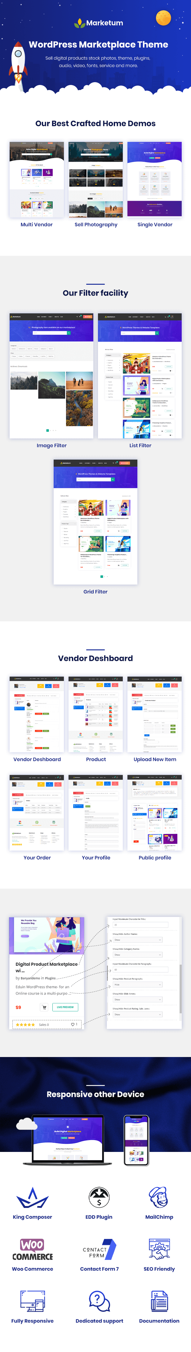 Marketum - Digitales Produkt WordPress Theme - 3