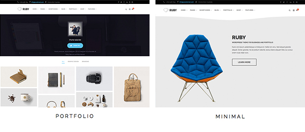 Ruby - WordPress Theme für Business und Portfolio - 10