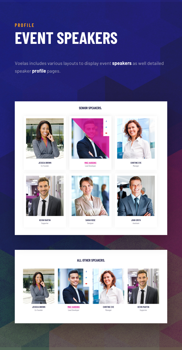 Voelas WordPress Theme - Sprecher