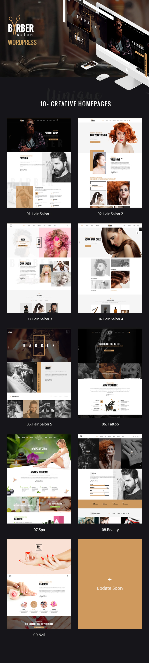 Friseur - Friseur-, Tattoo- und Schönheitssalon WordPress Theme - 9