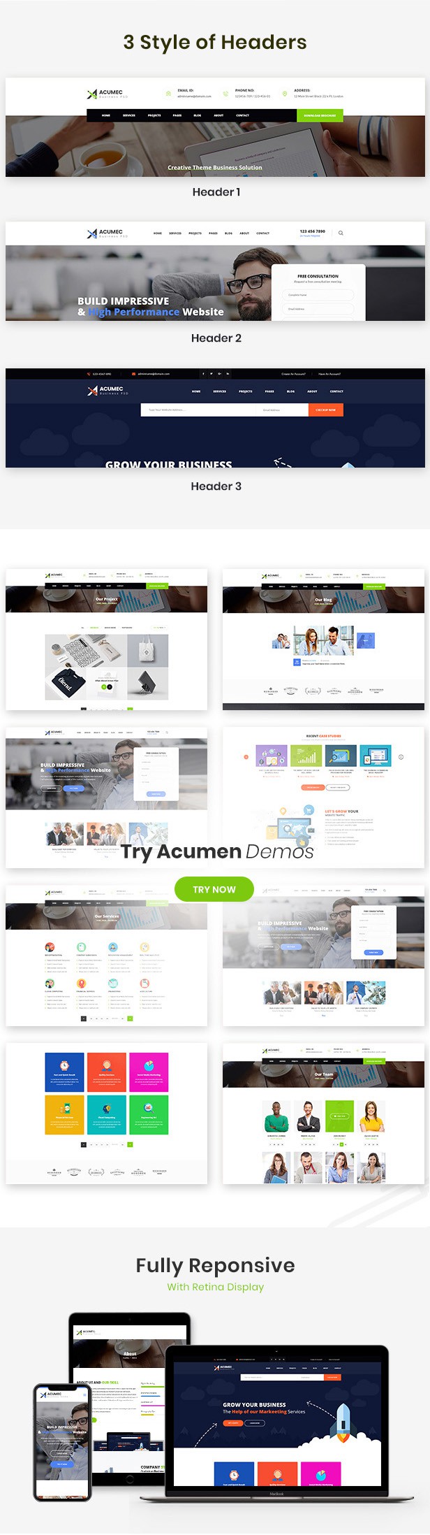 Acumec - Business Mehrzweck WordPress Theme - 11
