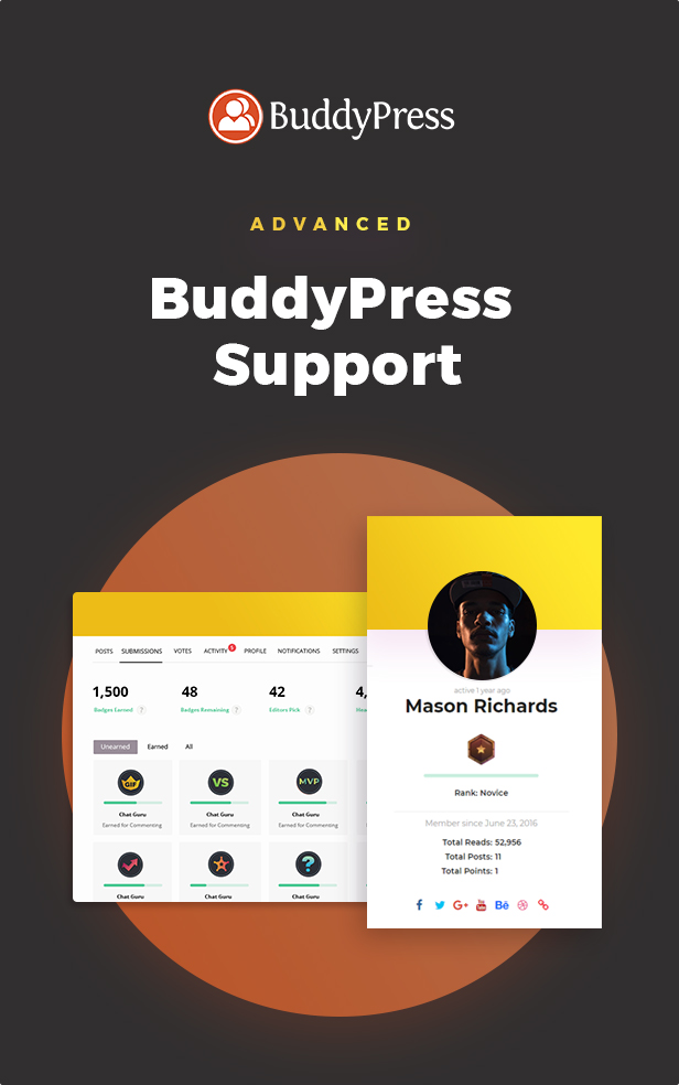 Erweiterte Buddypress-Unterstützung