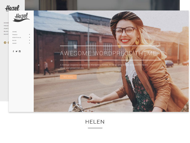 Hazel - Kreatives WordPress-Theme mit mehreren Konzepten - 6