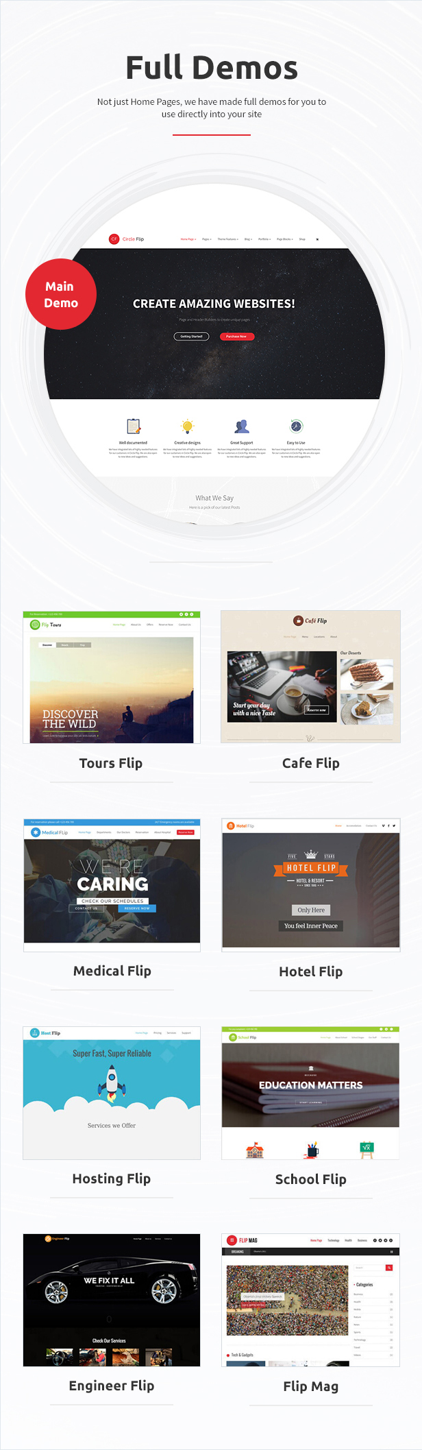 Circle Flip - Reaktionsschnelles WordPress-Mehrzweck-Theme - 2