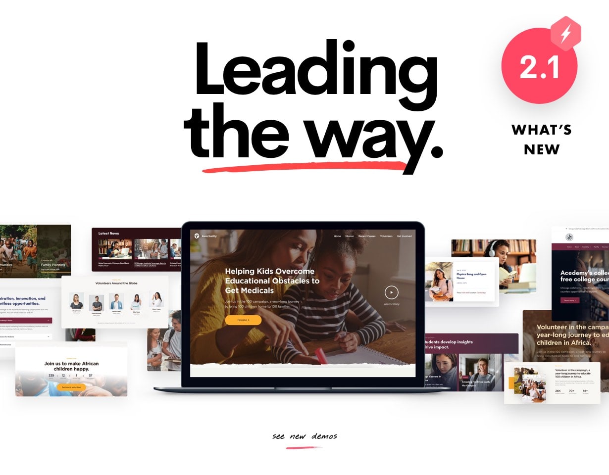 Ave - Responsives WordPress-Theme für mehrere Zwecke - 3
