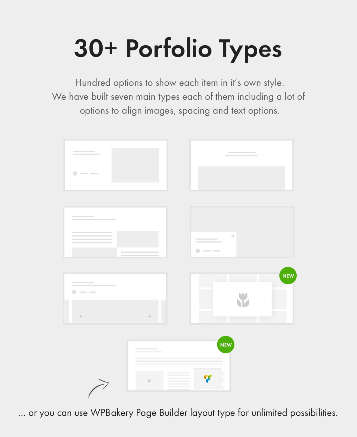 Über 30 Portfolio-Stile