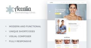Accalia | Dermatologie Klinik & Kosmetik Zentrum Medizin WordPress Template