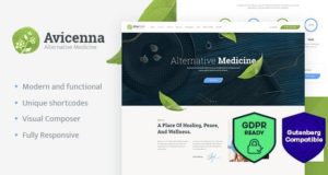 Avicenna | Alternative Volksmedizin Doktor WordPress Layout