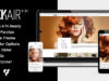 Blackair - einseitiges WordPress-Layout für den Hair & Beauty Salon
