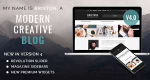 Brixton – Ein responsives WordPress Blog Template