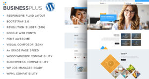 Business Plus – WP-Thema für Großunternehmen