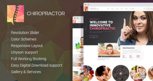 Chiropraktiker – Therapie und Rehabilitation WordPess Layout