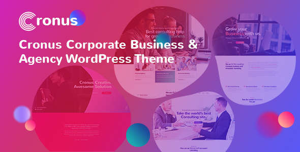 Cronus Plus - Corporate Business und Agentur WordPress Layout