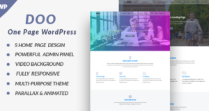 Doo – Eine Seite WordPress