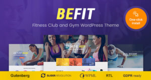 Fit sein – WordPress-Layout für Fitness-, Yoga & Fitness-Zentren
