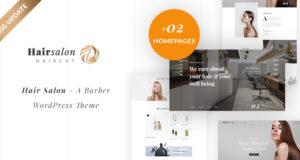 Friseursalon – Friseur & Schönheitssalon WordPress Vorlage