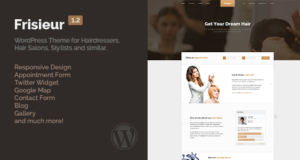 Frisieur – WordPress Layout für Friseursalons