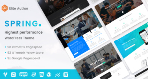 Frühling – das leistungsstärkste Mehrzweck-WordPress-Template