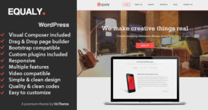 Gleichermaßen – Professionelles Business WordPress Layout