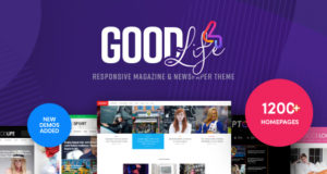 GoodLife – Magazin & Zeitung WordPress Layout