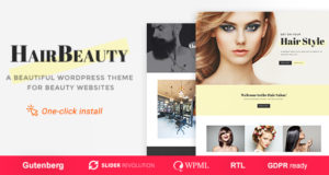 Hair Beauty – Friseur und Stylist WordPress Vorlage