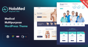 HolaMed – Medizinische Diagnostik & Plastische Chirurgie Klinik WordPress Layout