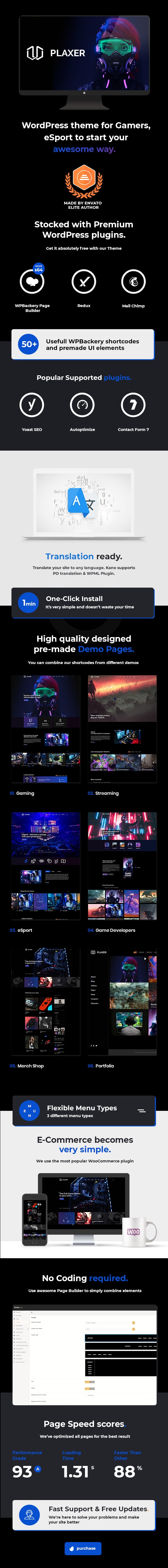 Plaxer - Gaming und eSports WordPress Theme - 4