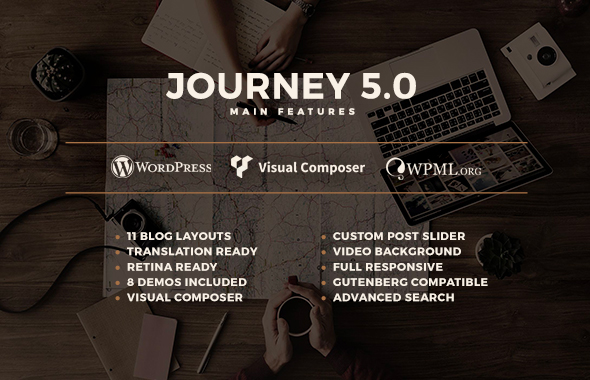 Journey - Persönliches WordPress Blog Theme - 1