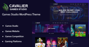 Kavalier – Gaming Studio WordPress Layout