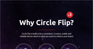 Kreis Flip – Responsive WordPress-Mehrzweck-Layout