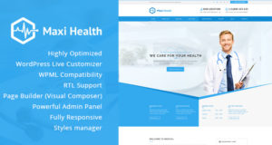 Maxi Gesundheit – Responsive Medical WordPress Template