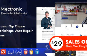 Mectronic – WordPress Vorlage für das Autoreparaturzentrum