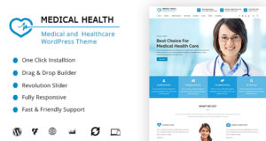 MedicalHealth – Arzt- & Gesundheitsklinik WordPress Layout