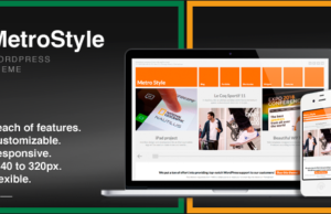MetroStyle Responsive Allzweck-WordPress-Template