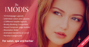 Modis – Salon & Friseur WordPress Template