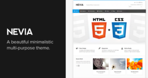 Nevia – Reaktionsschnelles Mehrzweck-WordPress-Template